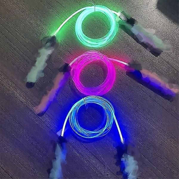 Glowing Jump Ropes, Adjustable Jumping Rope Fitness Exercise Weight Loss & Night 5 Glowing Jump Ropes, Adjustable Jumping Rope Fitness Exercise Weight Loss & Night - image 5