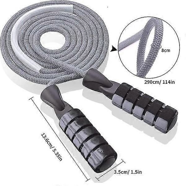 Jump Rope, Adjustable Weighted Jump Rope For Adult And Fitness Exercise 3 Jump Rope, Adjustable Weighted Jump Rope For Adult And Fitness Exercise - image 3