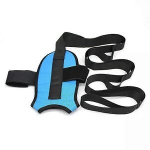 Yoga Stretching Strap for Physical Therapy, Non-Stretch Exercise Strap with Foot Loop for Pilates, Dance & Flexibility Training