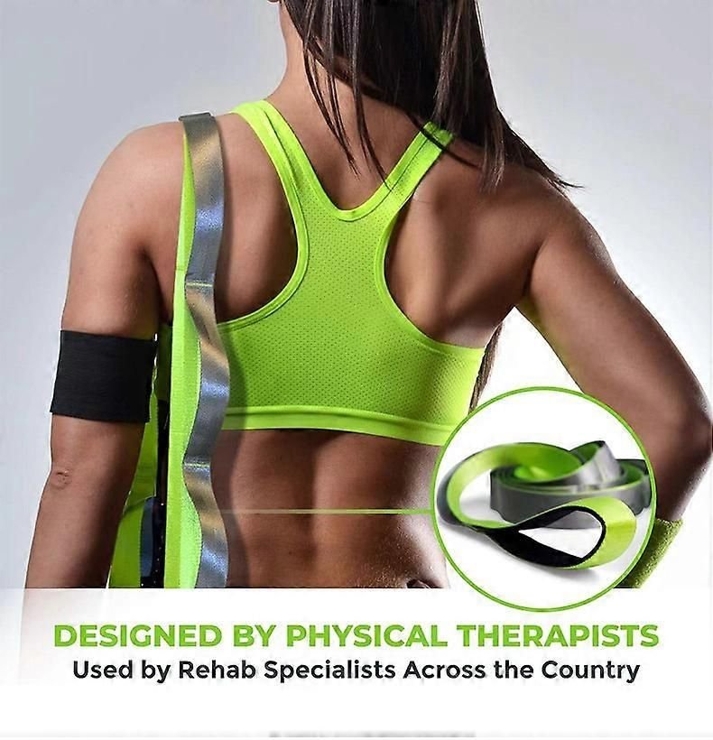 Yoga Straps Stretching Strap with 12 Loops Workout Poster Long Stretch Out Bands compatible with Stretching Physical Therapy Equipment - Black 5 Yoga Straps Stretching Strap with 12 Loops Workout Poster Long Stretch Out Bands compatible with Stretching Physical Therapy Equipment – Black - image 5