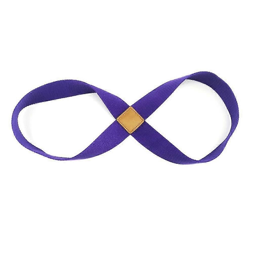 Infinity Yoga Stretch Strap, Double Loop Stretching Strap for Yoga, Pilates, Physical Therapy & Flexibility Training - Purple 1 Infinity Yoga Stretch Strap, Double Loop Stretching Strap for Yoga, Pilates, Physical Therapy & Flexibility Training – Purple