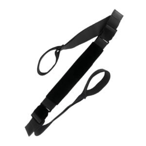 Yoga Strap Yoga Stretching Strap Premium Fitness Portable Exercise Dance – Black