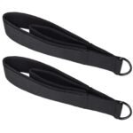 Yoga Stretch Strap with Loops 2 Pieces Pilates Yoga Double Loop Strap