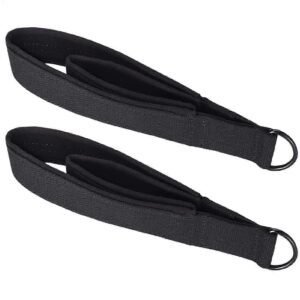 Yoga Stretch Strap with Loops 2 Pieces Pilates Yoga Double Loop Strap