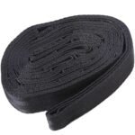 2pcs Hammock Tree Straps Set Effortless Operation Lightweight Stretching Straps Suitable for Hiking Camping – Black