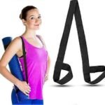 Yoga Mat Straps Adjustable Rings Fitness Mat Holder Gym Mat Carrier Portable Shoulder Straps Sling Stretch Straps for All Mat Sizes