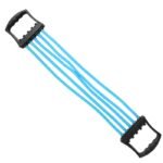 Chest Expander Removable Spring Exercise Arm Stretch Strap Tension Cord – Blue