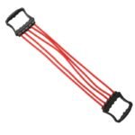 Chest Expander Removable Spring Exercise Arm Stretch Strap Tension Cord – Red