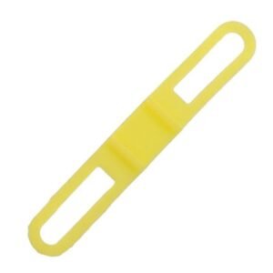 2pcs Bicycle Silicone Band High Stretch Silicone Straps Bicycle Fixing Straps – Yellow