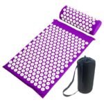 Body Massager Acupressure Cushion Mat(Purple)