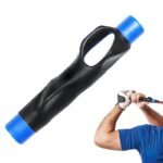 Golf Club Grip Trainer Attachment for Improved Hand Positioning -Blue