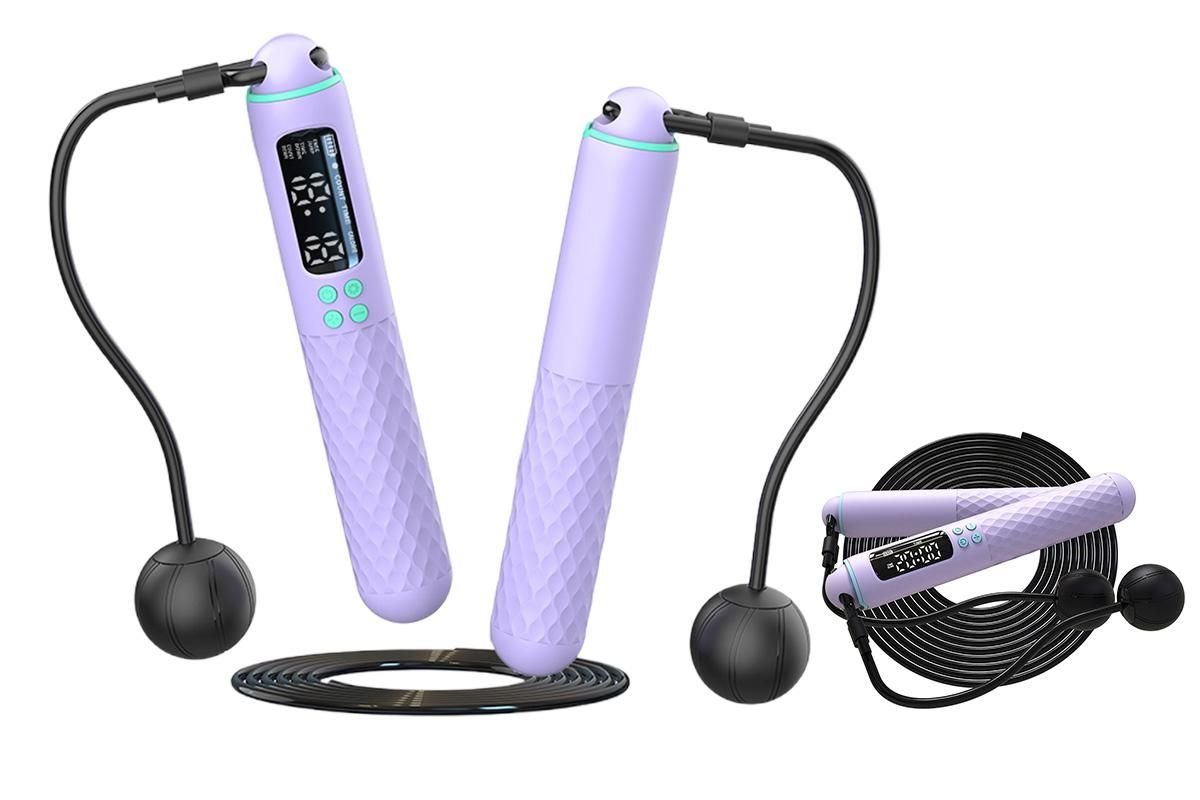 Smart Digital Jump Rope for Accurately Counts Jumps Sets Goals and Monitors Progress -White 5 Smart Digital Jump Rope for Accurately Counts Jumps Sets Goals and Monitors Progress -White - image 5