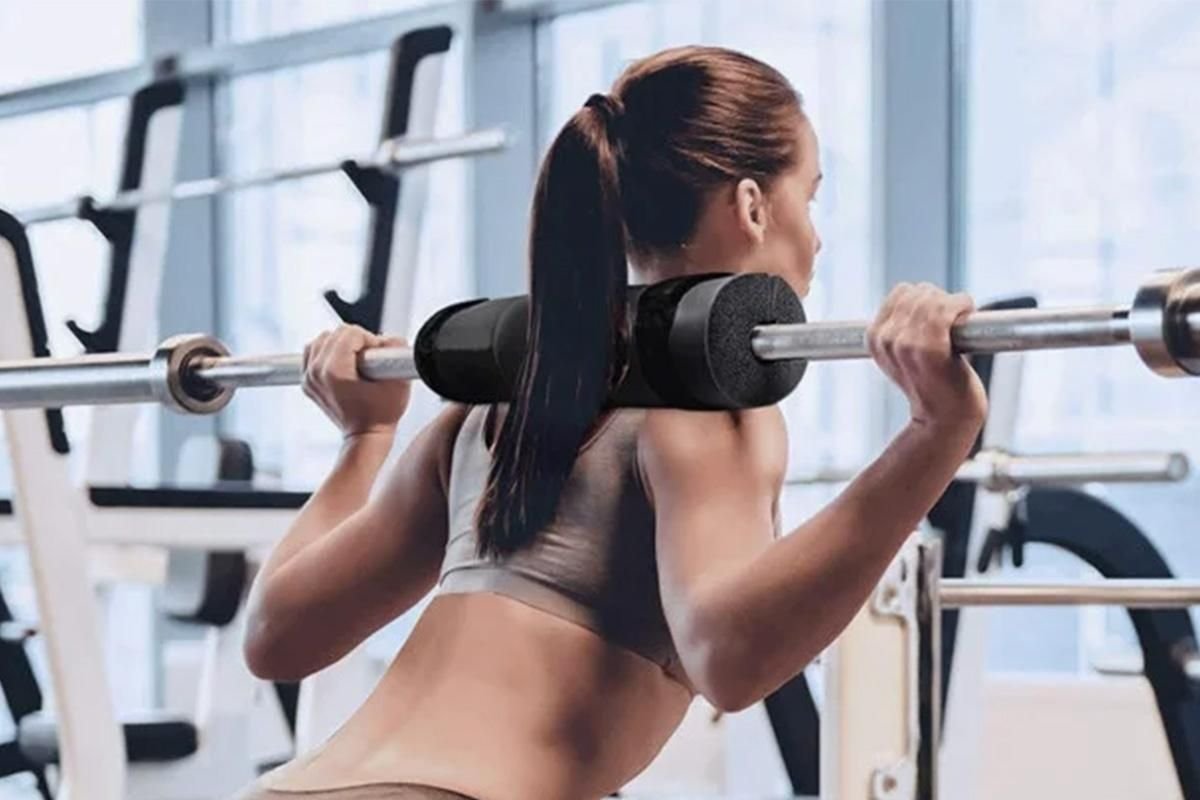 Barbell Pad Shoulder Pad Squat Pad For Weightlifting Lunges And Hip Thrusts -Black 5 Barbell Pad Shoulder Pad Squat Pad For Weightlifting Lunges And Hip Thrusts -Black - image 5