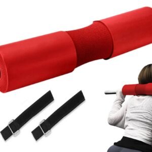 Barbell Pad Shoulder Pad Squat Pad For Weightlifting Lunges And Hip Thrusts -Red