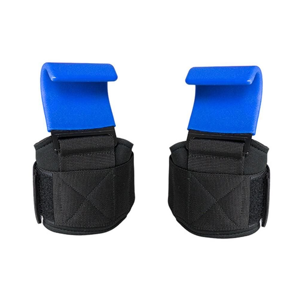 2pcs Weight Lifting Hook Hand Grip Support Wrist Straps Powerlifting Grips Gym Gloves(Blue) 5 2pcs Weight Lifting Hook Hand Grip Support Wrist Straps Powerlifting Grips Gym Gloves(Blue) - image 5