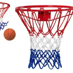 Heavy Duty Basketball Net 12 Loops Indoor Outdoor Basketball Replacement Net Anti-tangle