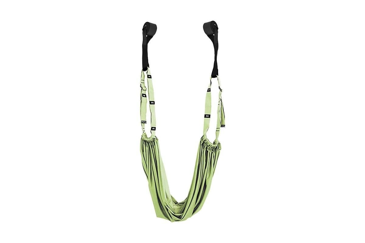 Stretching Exercise Belt Ballet Band Leg with Door Anchor Flexibility Trainer for Dance Aerial Yoga Ballet -Green 2 Stretching Exercise Belt Ballet Band Leg with Door Anchor Flexibility Trainer for Dance Aerial Yoga Ballet -Green - image 2