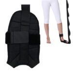 Hamstring Stretcher Stretching Strap Ligament Stretching Belt for Dancing Pilates Yoga Pain Relief -Black