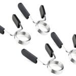4 Pack 25mm Barbell Spring Clips Gym Weight Lifting Clamps for Dumbbell Bar Lock