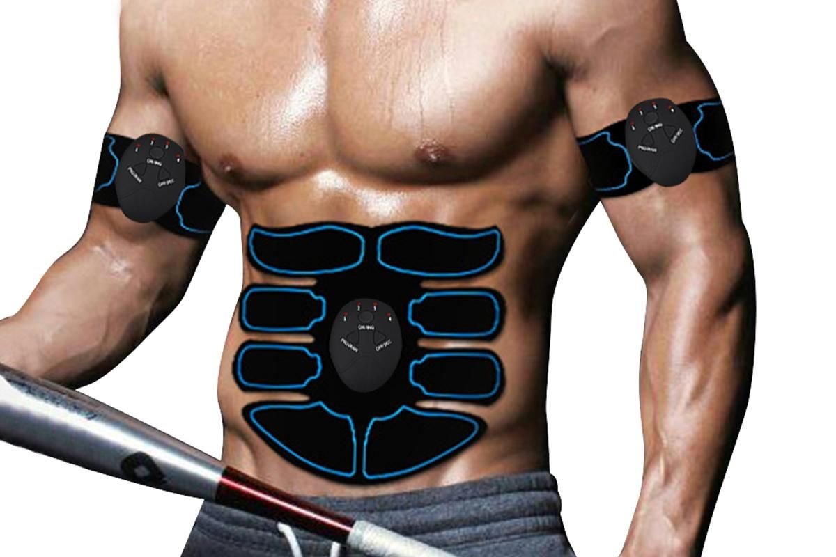 3Pcs Muscle Training ABS Stimulator Stimulator -Blue 4 3Pcs Muscle Training ABS Stimulator Stimulator -Blue - image 4