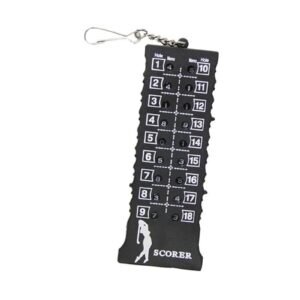 18 Hole Golf Score Counter Stroke Counter -Black