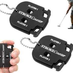 2PCS Golf Score Indicator 2 Player Stroke Counter Golf Handy Count Shot