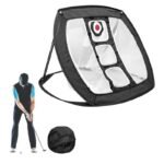 Golf Chipping Net Collapsible Portable Golf Practice Hitting Net for Indoor Outdoor -Style 1