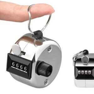 4 Digit Number Clicker Golf Hand Tally Counter