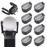 8Pcs Foldable Golf Ball Pick Up Claw Sucker Put On Putter Grip Golf Ball Pick Up Retriever Grabber Golf Accessories