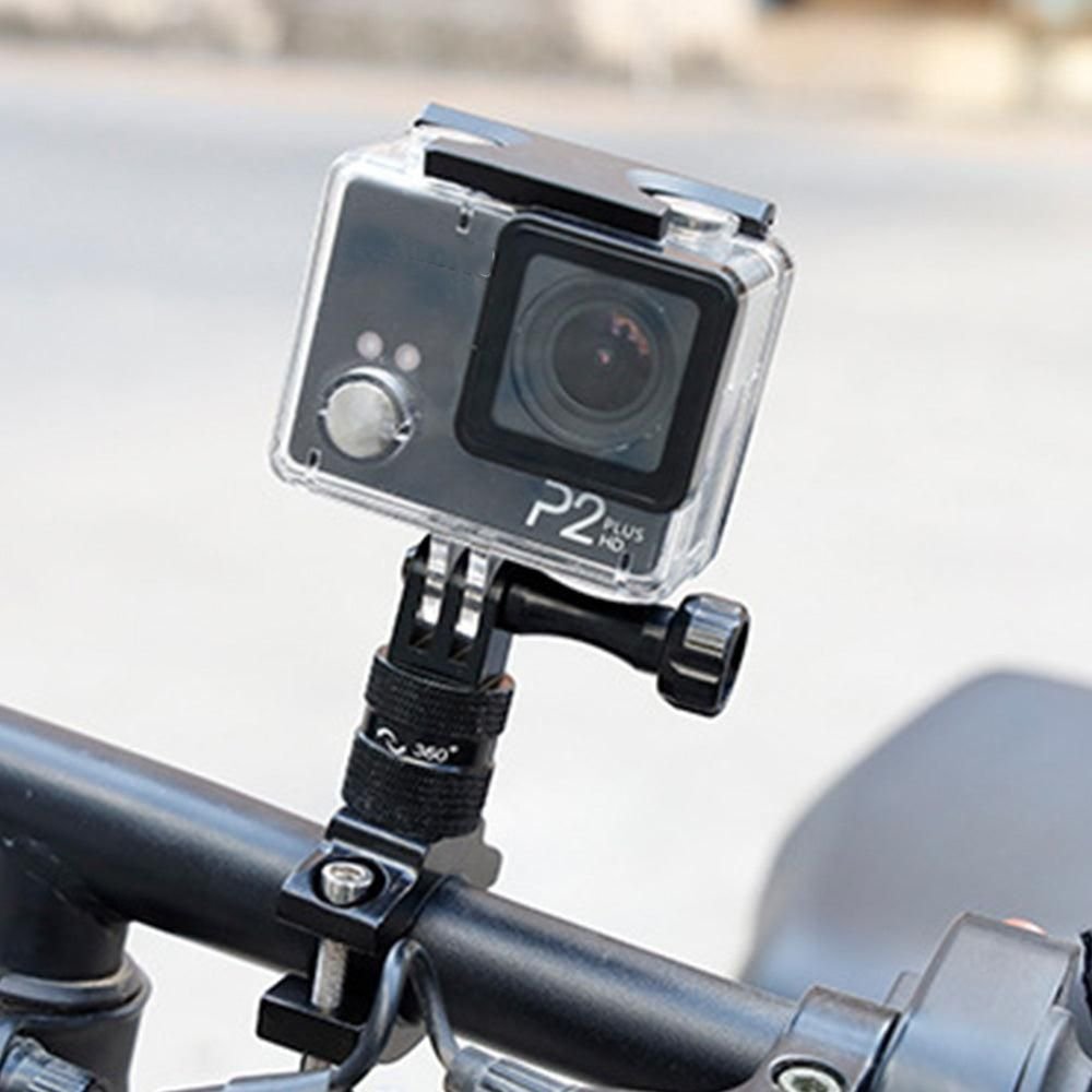 360-Degree Rotating Bike Handlebar Mount for GoPro Hero 13 12 11 Cameras Black 2 360-Degree Rotating Bike Handlebar Mount for GoPro Hero 13 12 11 Cameras Black - image 2