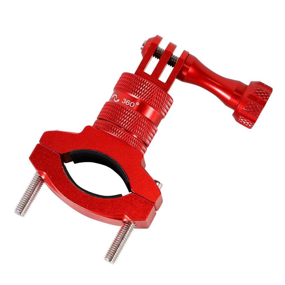 360-Degree Rotating Bike Handlebar Mount for GoPro Hero 13 12 11 Cameras Red 5 360-Degree Rotating Bike Handlebar Mount for GoPro Hero 13 12 11 Cameras Red - image 5