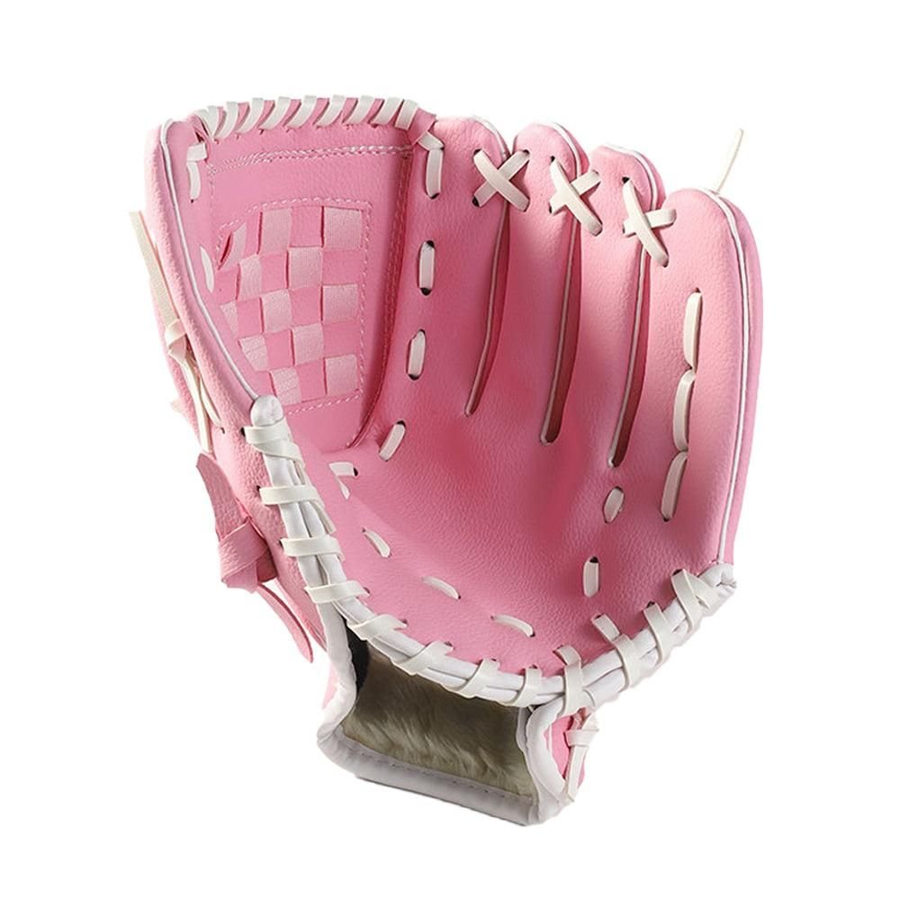 1X Baseball Glove Softball Training Mitt Left Hand Gloves for Adult Pink - M 3 1X Baseball Glove Softball Training Mitt Left Hand Gloves for Adult Pink – M - image 3