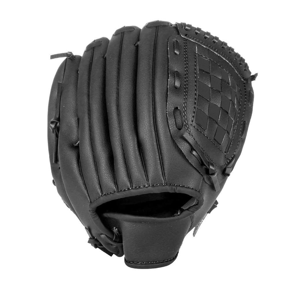 1X Baseball Glove Softball Training Mitt Left Hand Gloves for Adult Black - M 3 1X Baseball Glove Softball Training Mitt Left Hand Gloves for Adult Black – M - image 3