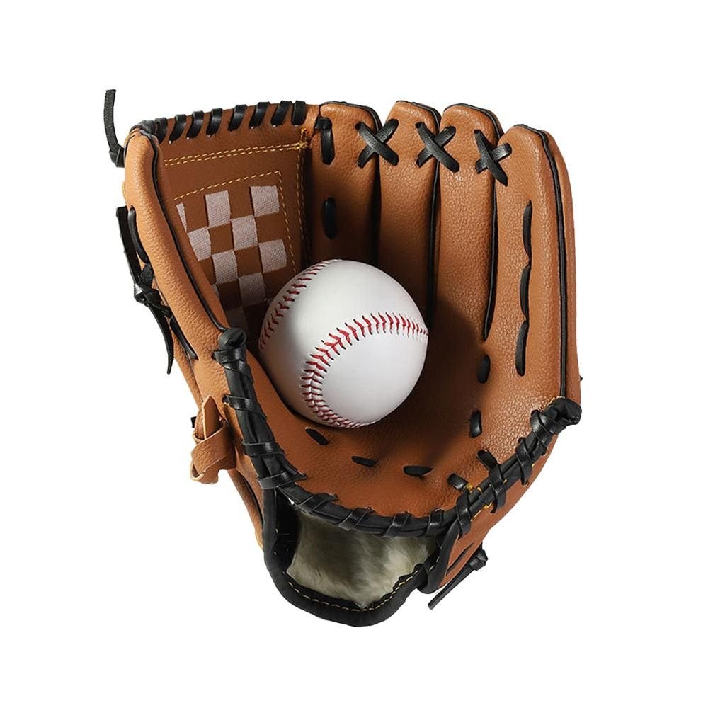 1X Baseball Glove Softball Training Mitt Left Hand Gloves for Adult Brown - S 5 1X Baseball Glove Softball Training Mitt Left Hand Gloves for Adult Brown – S - image 5