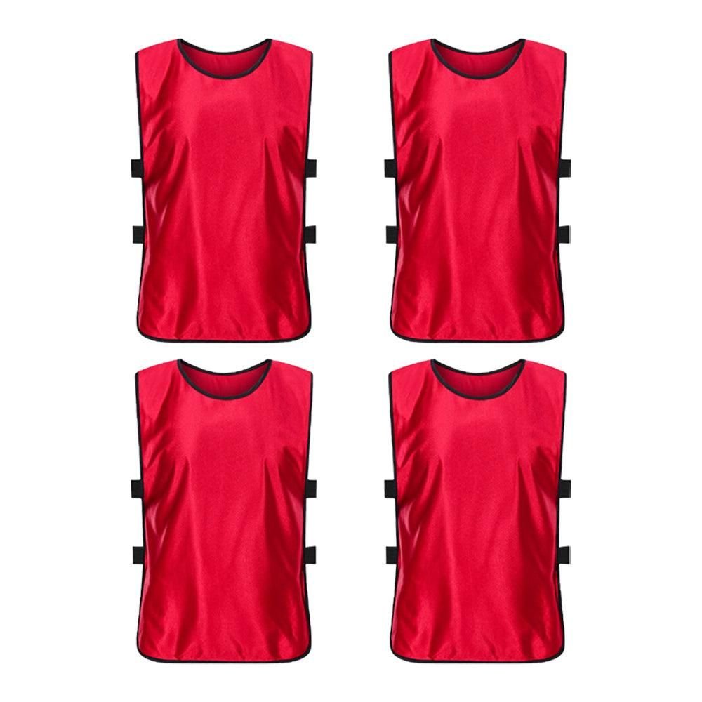4Pcs Scrimmage Training Vest Team Sports Games Practice Jersey Blue 5 4Pcs Scrimmage Training Vest Team Sports Games Practice Jersey Blue - Image 5