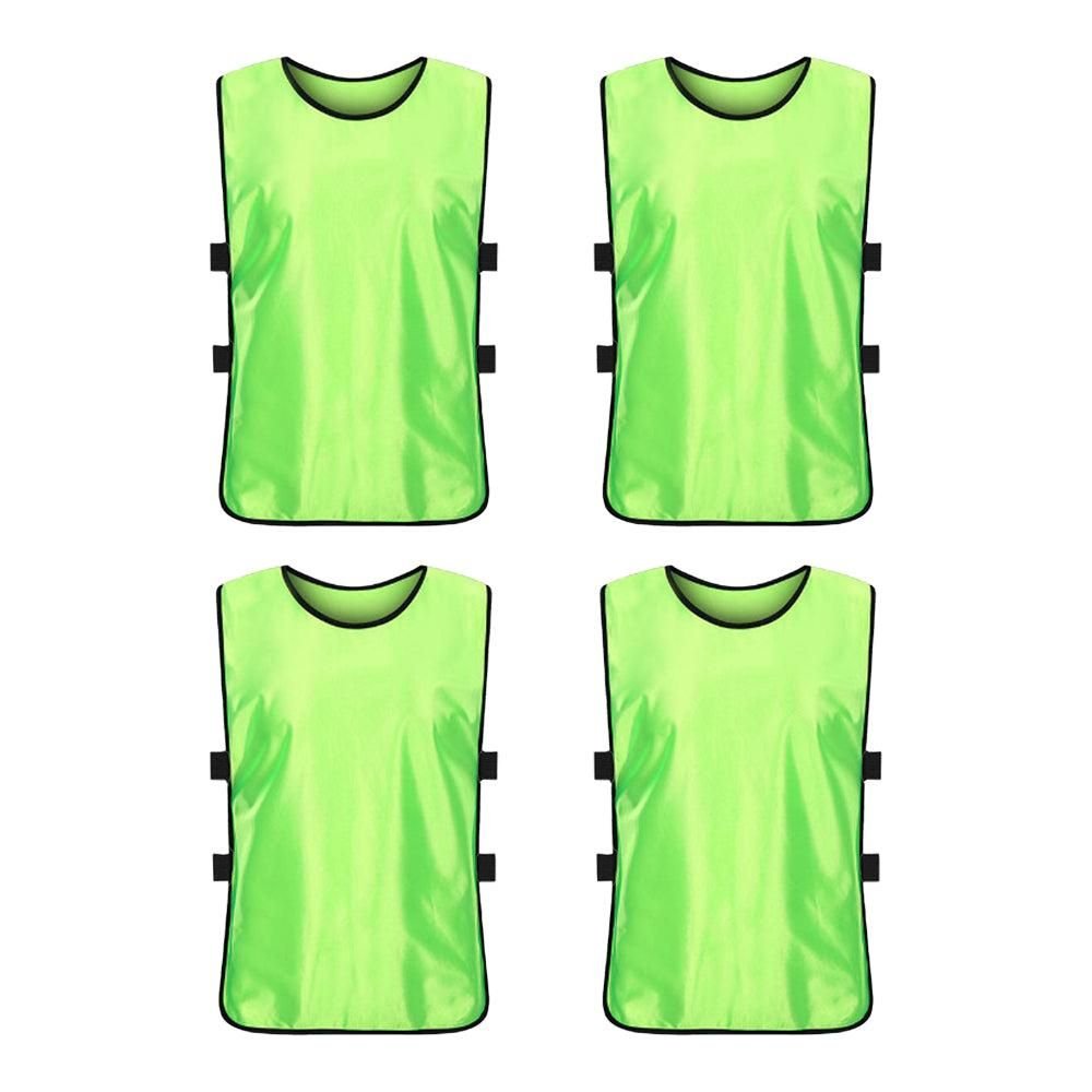 4Pcs Scrimmage Training Vest Team Sports Games Practice Jersey Red 8 4Pcs Scrimmage Training Vest Team Sports Games Practice Jersey Red - Image 8