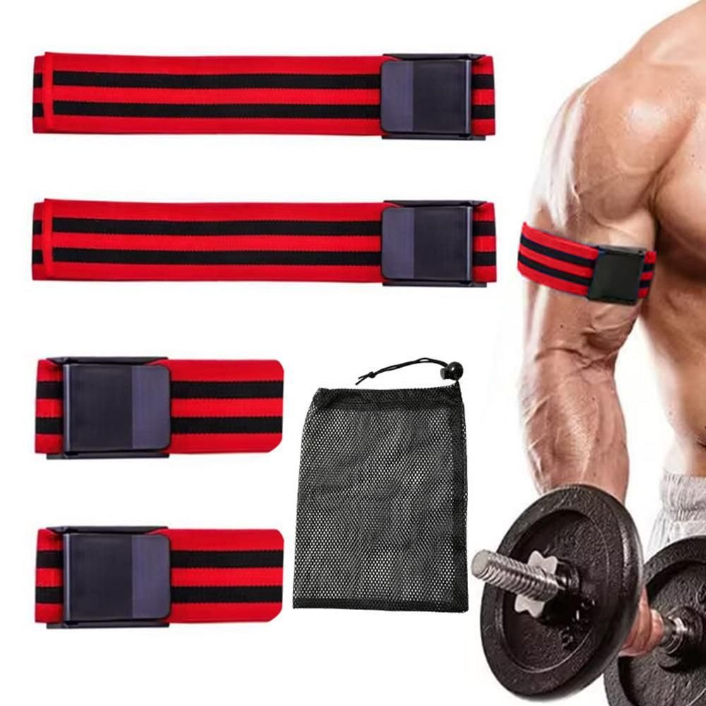 Bundle Booty Resistance Bands Blood Flow Restriction Straps for Glute and Hip Exercising Fitness Red 2 Bundle Booty Resistance Bands Blood Flow Restriction Straps for Glute and Hip Exercising Fitness Red - image 2