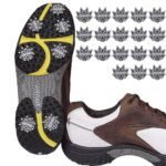 18PCS Screw Golf Shoe Spikes Set Fast Twist Studs Cleats for Lawn Cricket Shoe Players