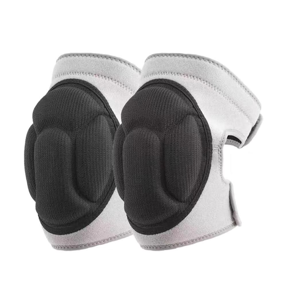 Pair of Knee Pads Anti-Slip Knee Protector Braces for Work Sports Grey - M 3 Pair of Knee Pads Anti-Slip Knee Protector Braces for Work Sports Grey – M - image 3
