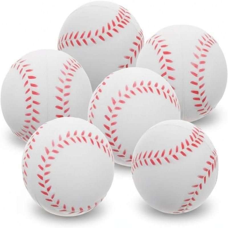 Soft PU Training Baseball 6Pcs Indoor Lightweight Pract Sports Ball Set 2 Soft PU Training Baseball 6Pcs Indoor Lightweight Pract Sports Ball Set - image 2