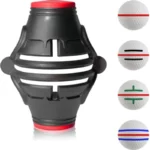 360 Degree Golf Ball Marker Positioning Marking Tool Practical Golf Accessory Black