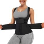 Waist Trainer Vest For Women Corset Trimmer Belt Slimming Body Shaper Tummy Control Cincher – L