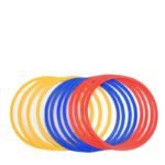 12Pcs 30CM Agility Training Rings Multi Colour Sensory Sports Equipment
