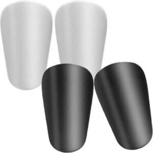 2-pack of mini soccer shin guards. Soccer protective gear - 10x6cm