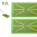 2Pcs Golf Training Mat For Swing Detection Golf Training Aid For Indoor Outdoor