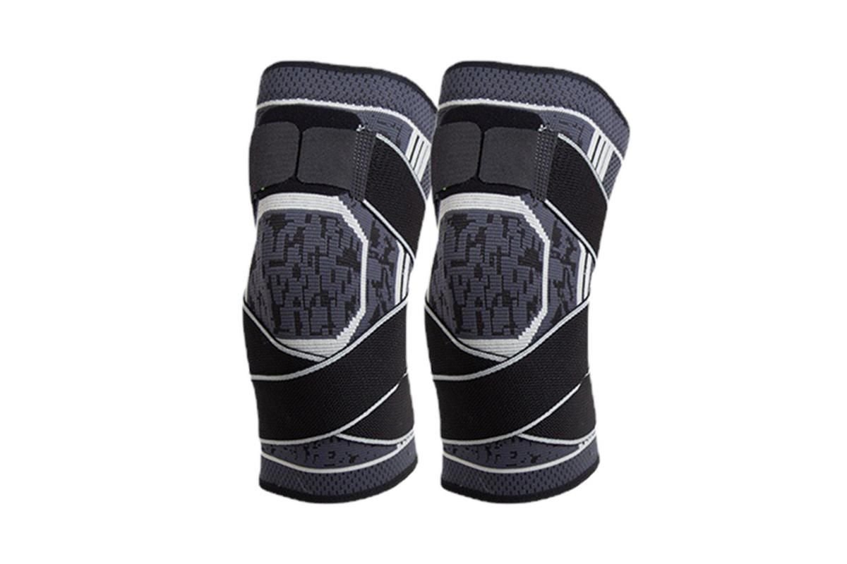 2Pcs Men Women Knee Compression Sleeve For Knee Pain Relief Supportive Knee Sleeve-Grey M 1 2Pcs Men Women Knee Compression Sleeve For Knee Pain Relief Supportive Knee Sleeve-Grey M