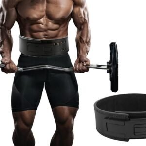Professional Powerlifting Belt for Squat Deadlift-Black M