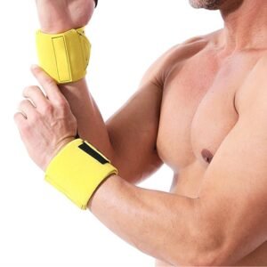 Wrist Wraps for Weightlifting and Working Out – Yellow