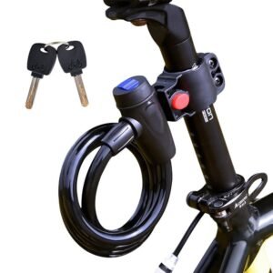 Bike Lock Secure Bicycle Lock with Bracket And 2pcs Keys