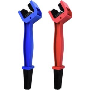 2 Pcs Dual Head Bike Chain Cleaning Brush Set for Bicycle Motorcycle Chain Cleaner